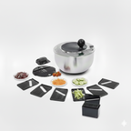 Stainless Steel Salad Spinner | 5.28 Qt | Fast-Dry Spin | BPA-Free | Easy Clean